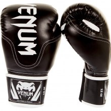 venum competitor boxing gloves black